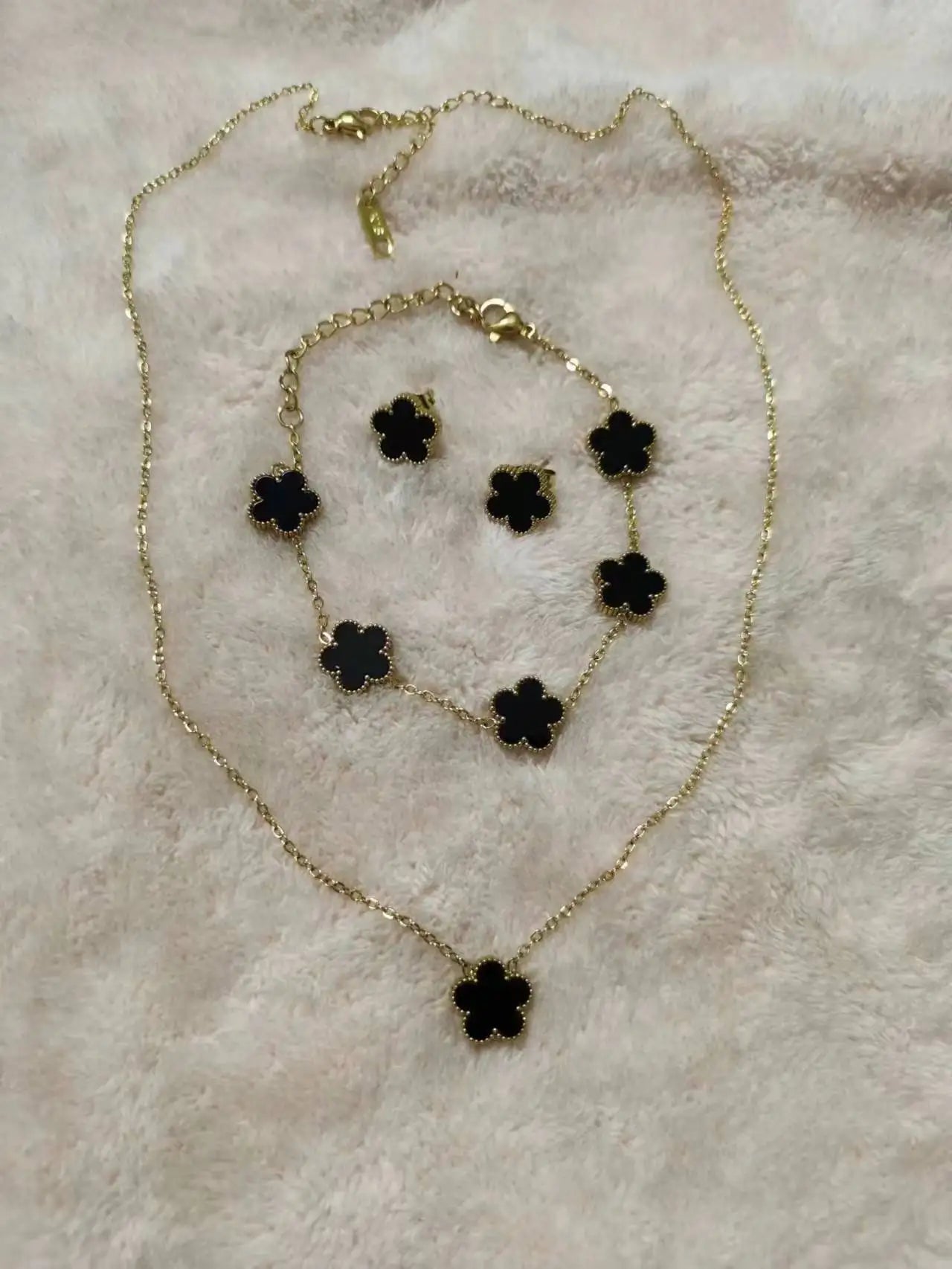 Clover Charm Adjustable Bracelet