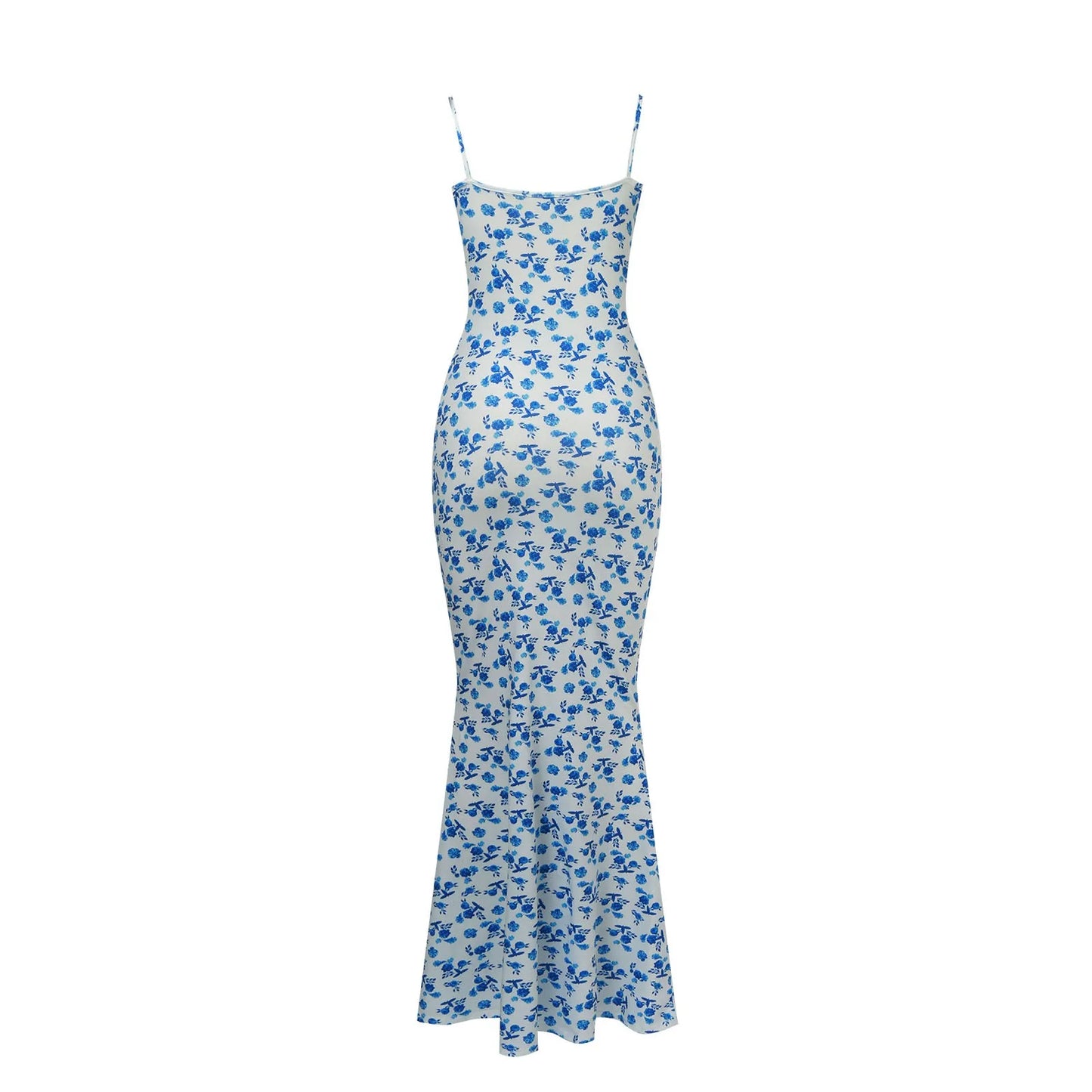 Retro Floral Maxi Dress